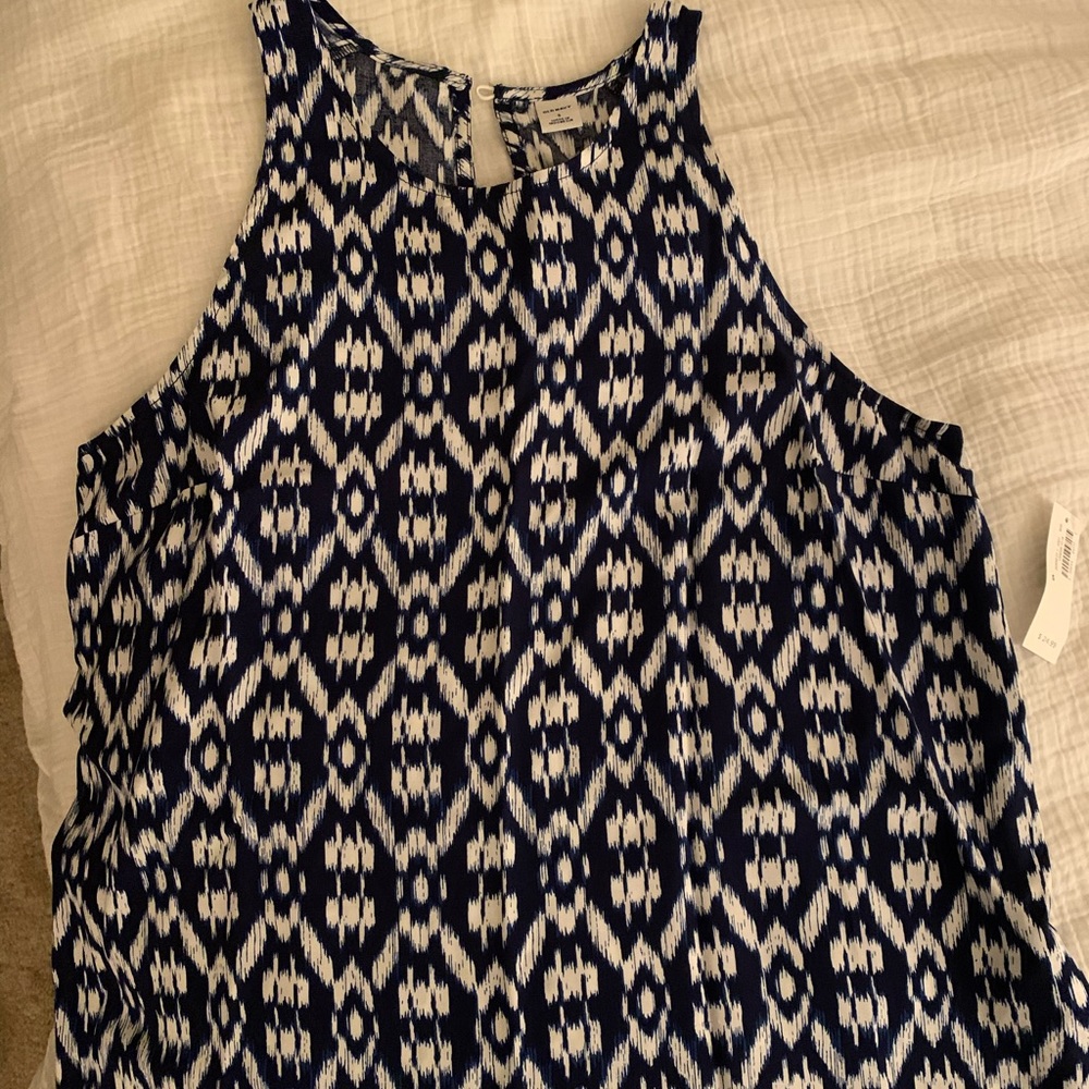 Navy blouse